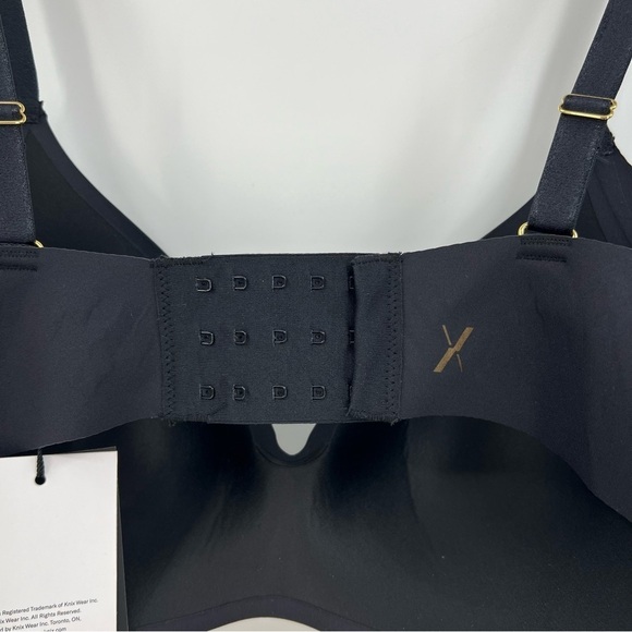 Knix WingWoman Wire Free Bra Size 7 in Black NWT - Picture 11 of 13